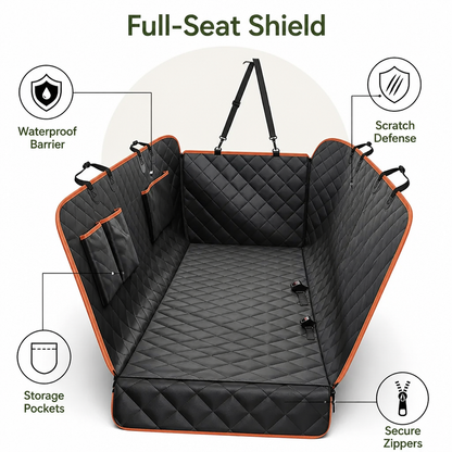 Ortekor Waterproof & Scratch-Resistant Hammock-Style Car Seat Cover