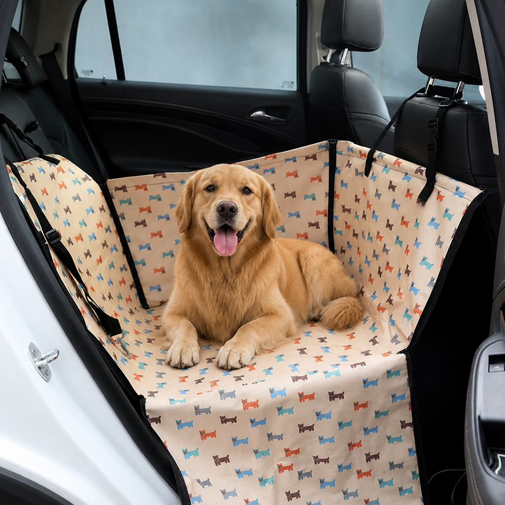 Ortekor Waterproof & Scratch-Resistant Oxford Hammock Car Seat Cover (Foldable)