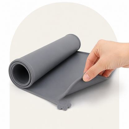 Ortekor Waterproof Silicone & Easy-Clean Pet Feeding Mat