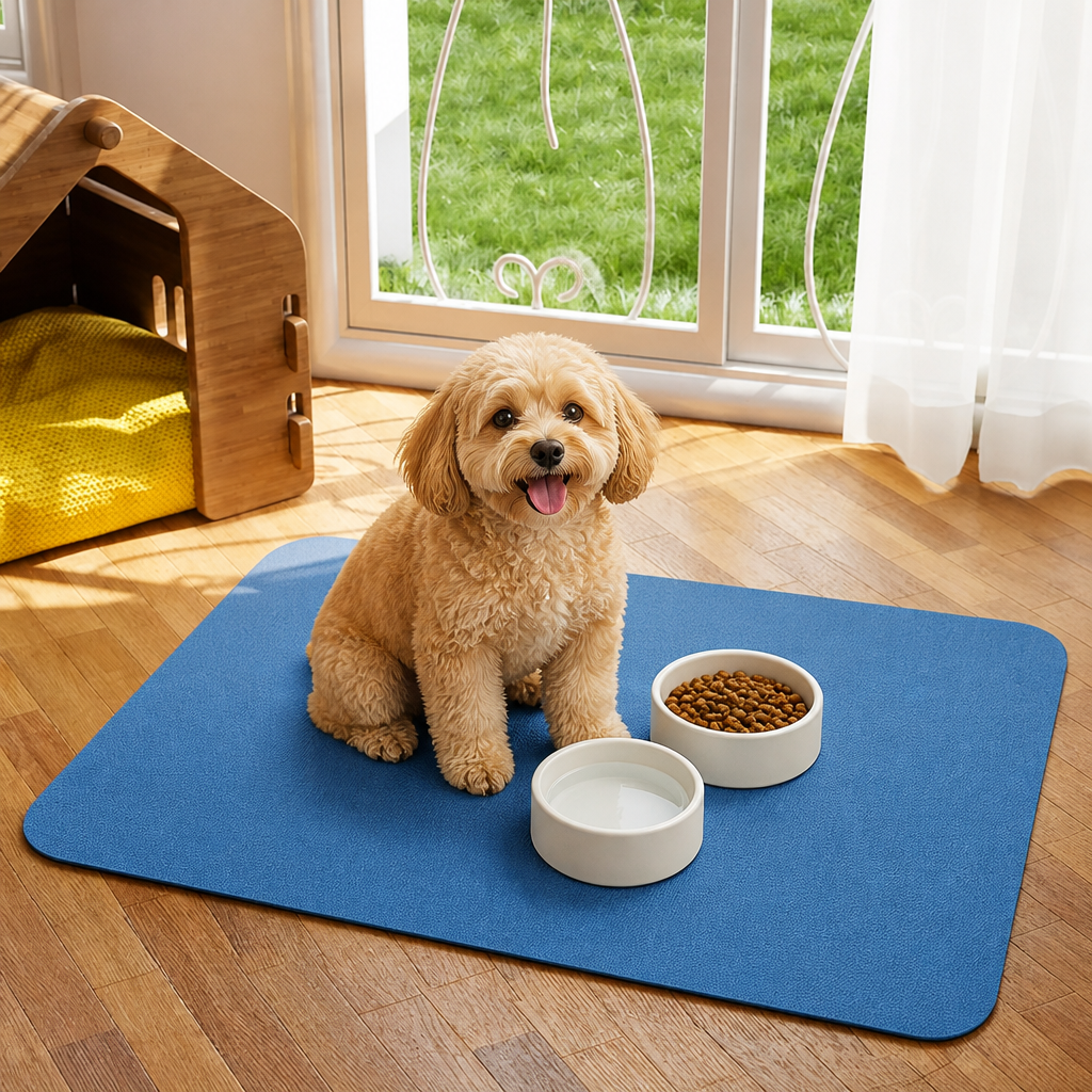 Ortekor Waterproof & Super-Absorbent Non-Slip Feeding Mat
