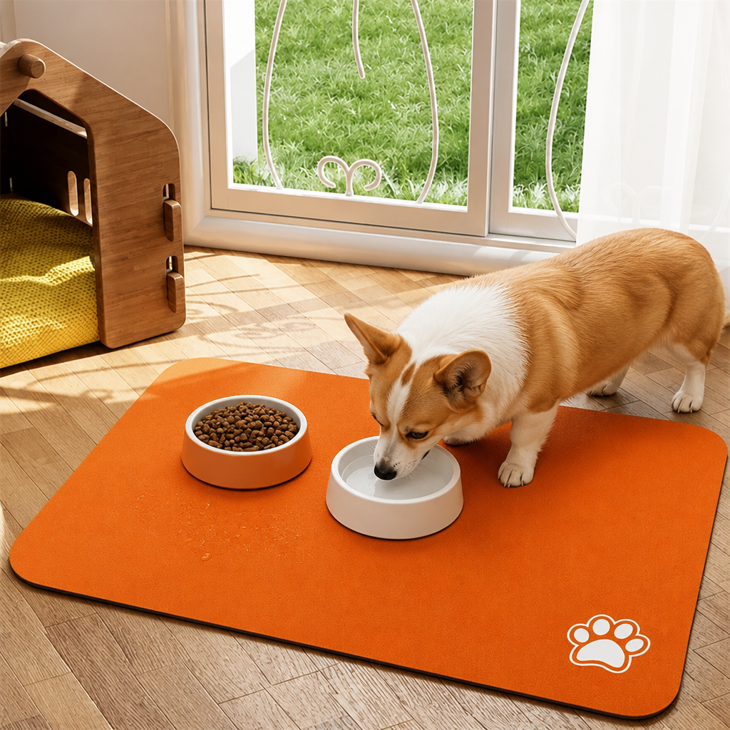 Ortekor Waterproof & Super-Absorbent Non-Slip Feeding Mat