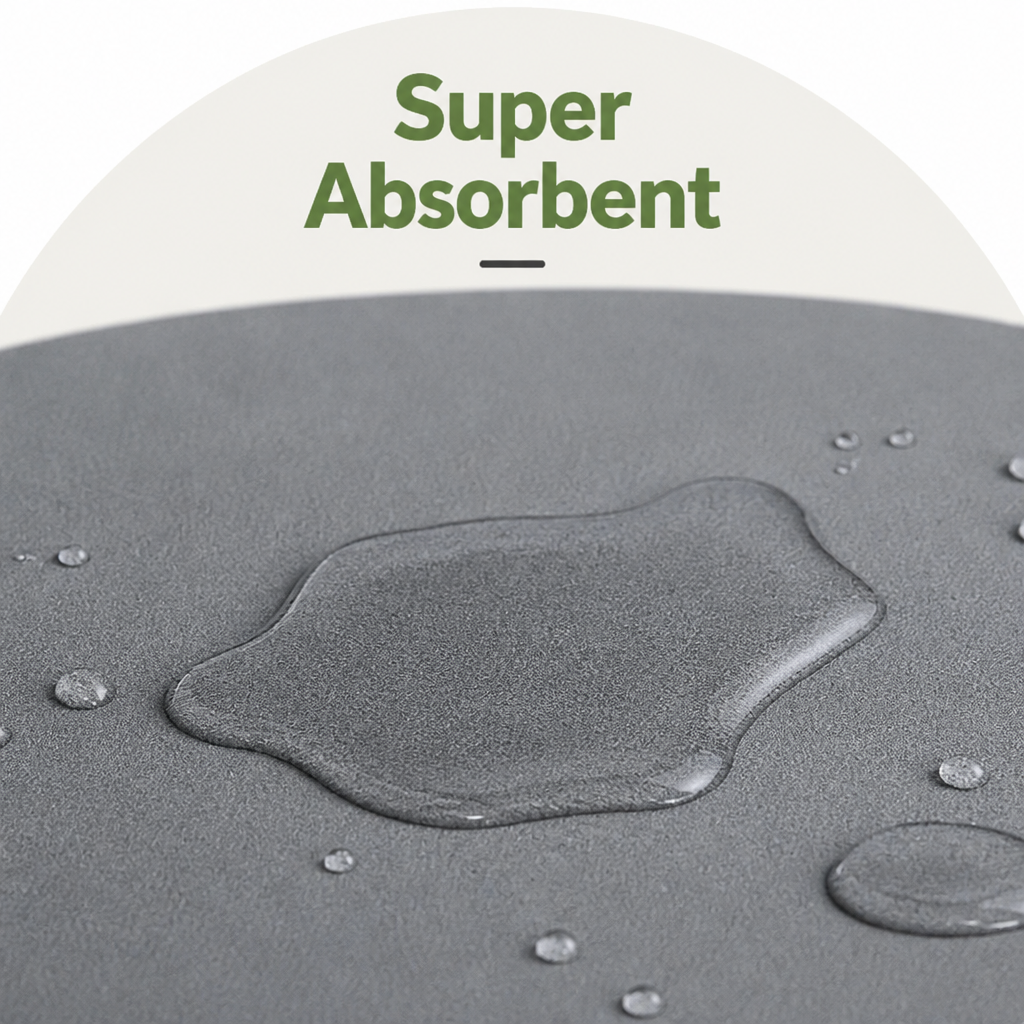 Ortekor Waterproof & Super-Absorbent Non-Slip Feeding Mat
