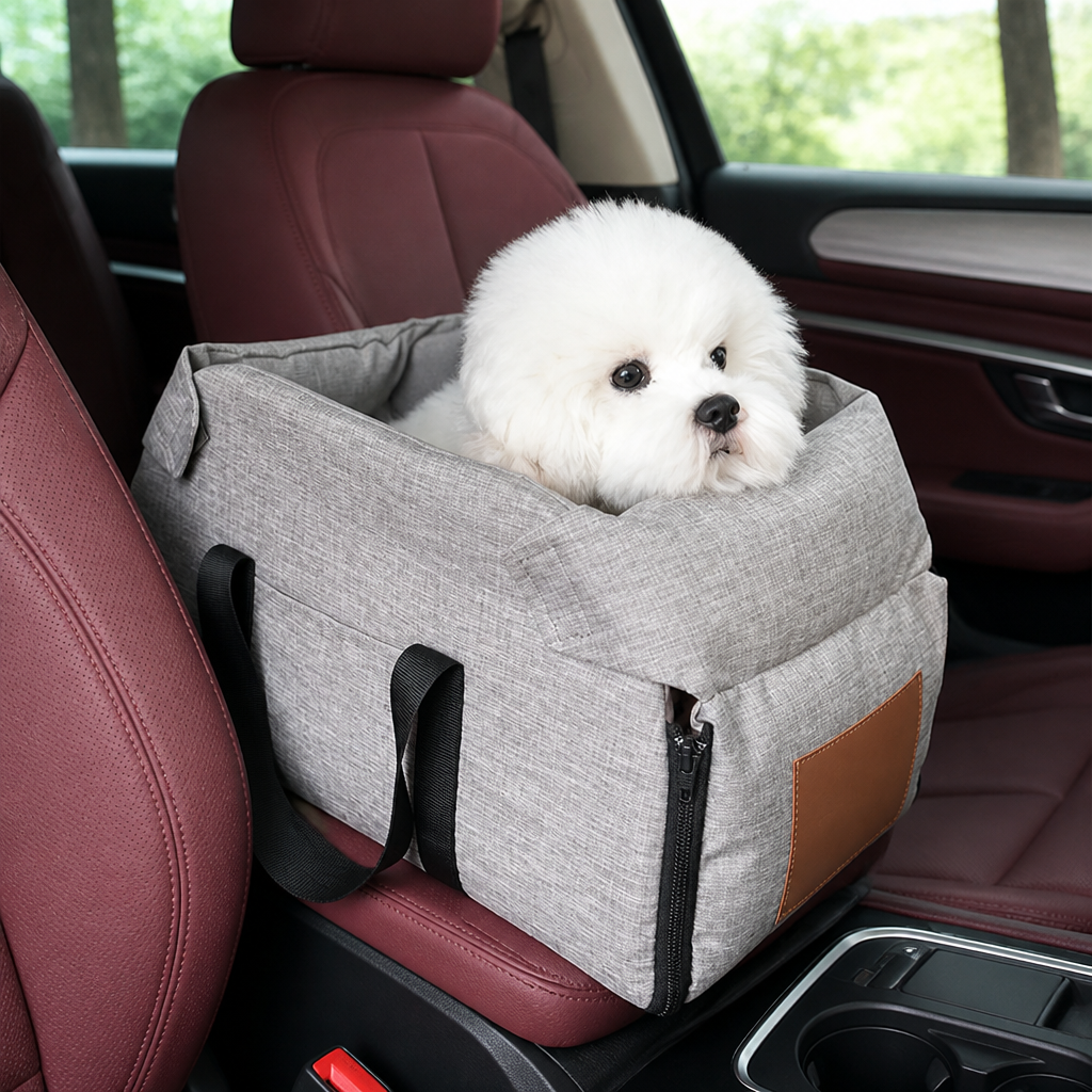 Ortekor Waterproof & Washable Console Booster Dog Car Seat