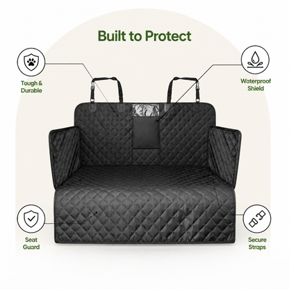 Ortekor Waterproof & Wear-Resistant Dog Car Seat Cover (Hammock)