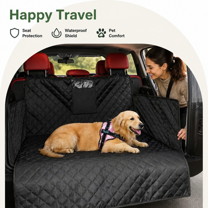 Ortekor Waterproof & Wear-Resistant Dog Car Seat Cover (Hammock)