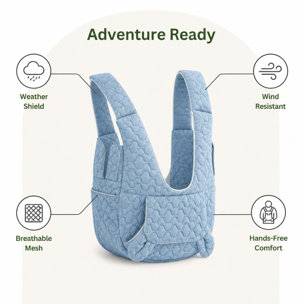 Ortekor Waterproof & Windproof Breathable Mesh Pet Carrier Backpack (Up To 4kg)