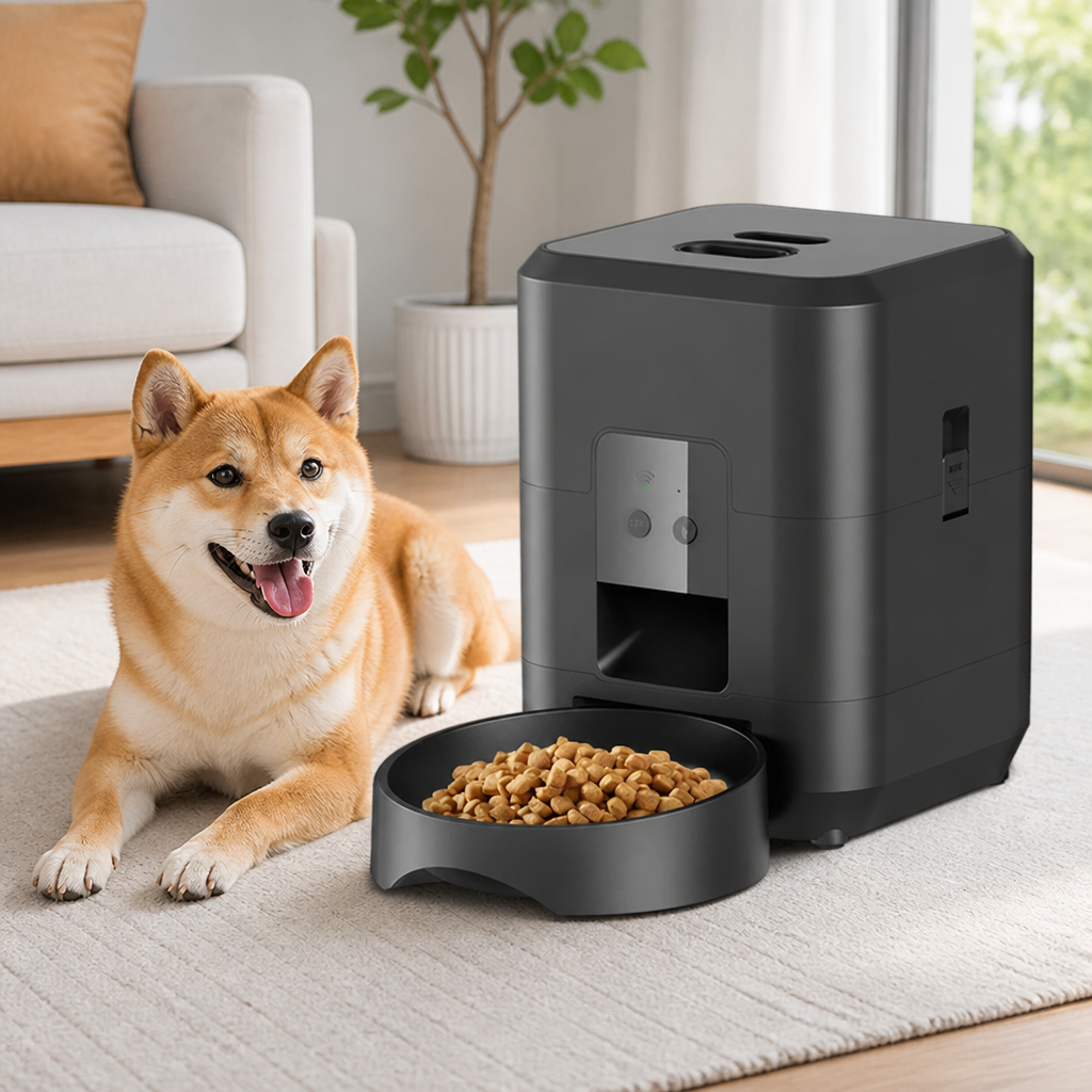 Ortekor Wi-Fi Smart & Dual Power Automatic Pet Feeder
