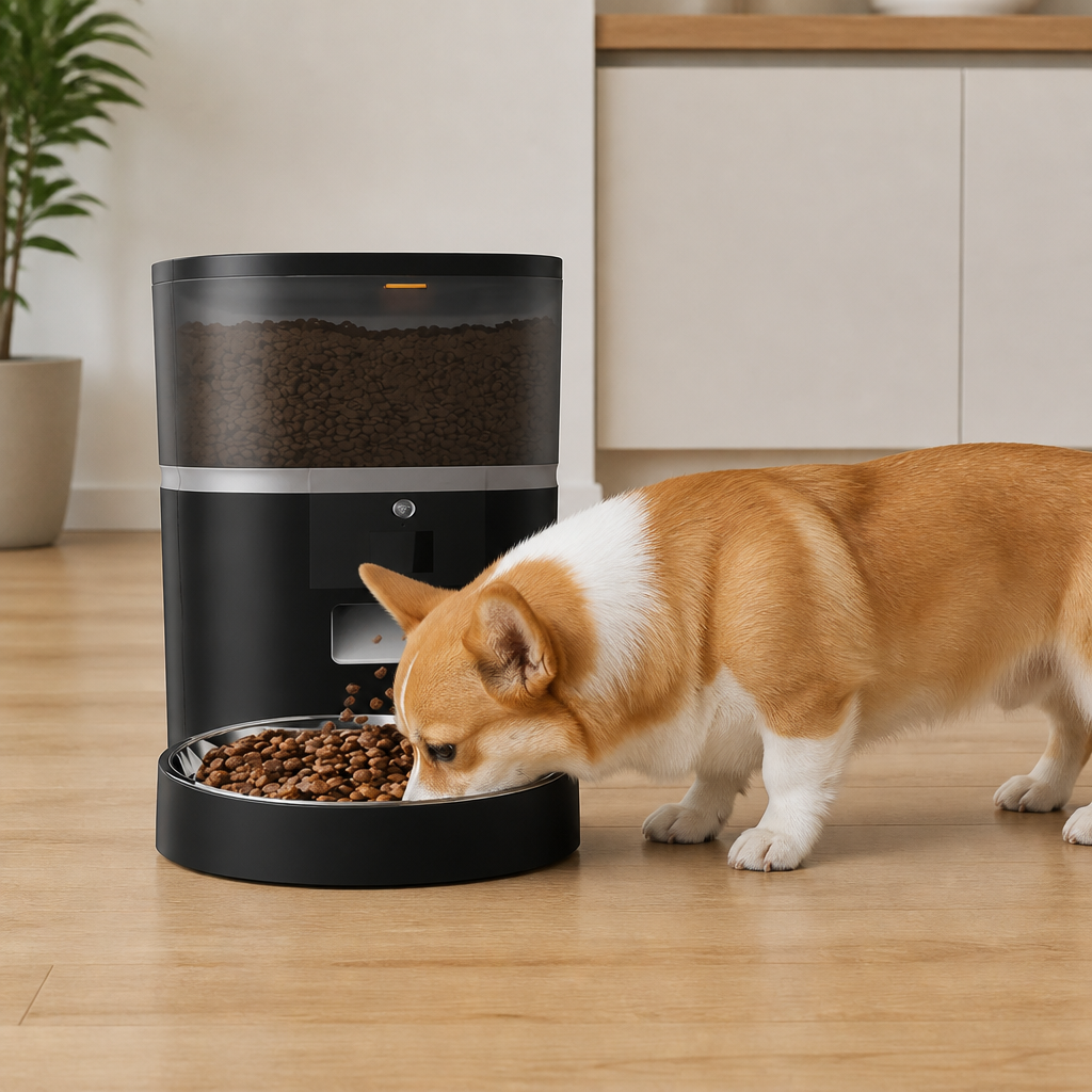 Ortekor WiFi App Control & Stainless Steel Bowl Pet Feeder