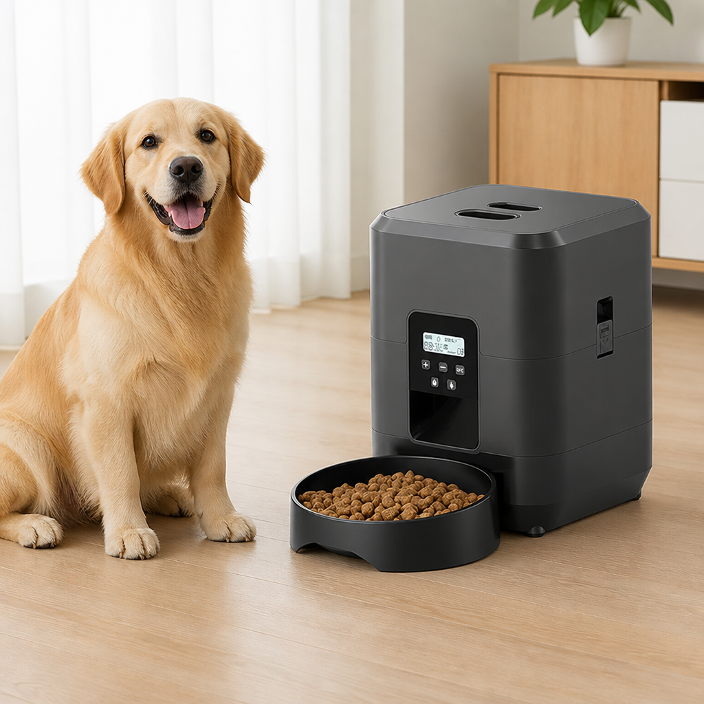 Ortekor WiFi App-Controlled & Portion-Control Automatic Pet Feeder (Removable Hopper)