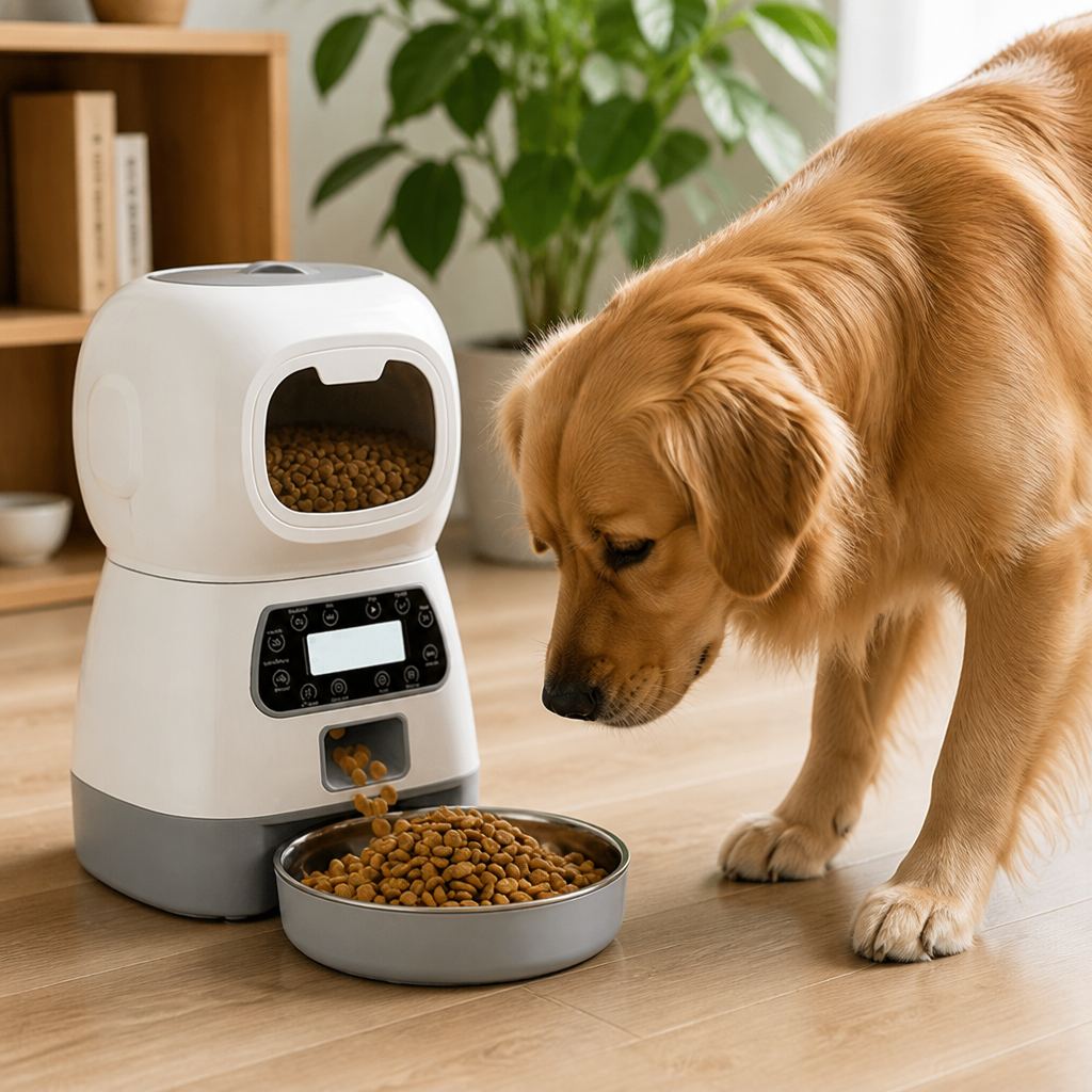 Ortekor WiFi App-Controlled & Portion-Control Automatic Pet Feeder (Removable Hopper)