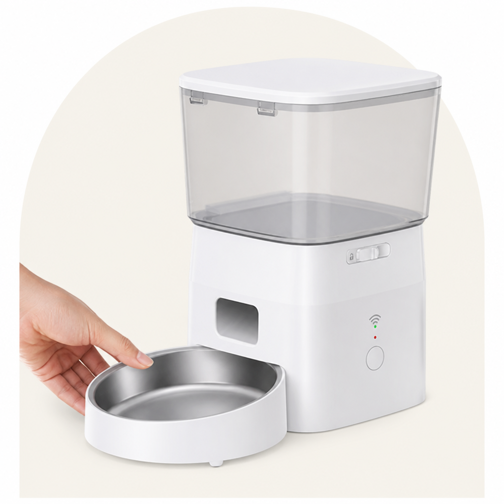 Ortekor WiFi Remote & Portion Control Automatic Dog Feeder