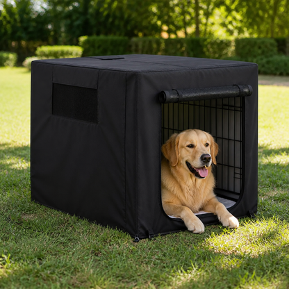 Ortekor Windproof Oxford & Mesh Windows Crate Cover (Fits 36-Inch Crates)