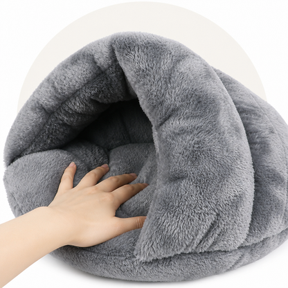 Ortekor Winter Warm Plush & Washable Cat & Small Dog Bed
