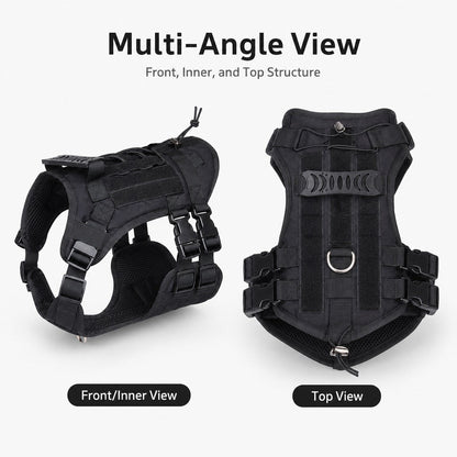 MOLLE-Ready Heavy-Duty Dog Harness (Breathable Mesh)