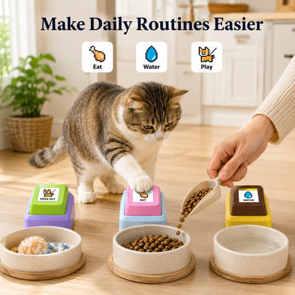 Recordable Anti-Slip Pet Communication Button