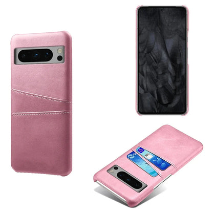 Phone Wallet Case with Two Card Slots for Google Pixel – Leather-Look Protective Cover with Raised Edges & Precise Cutouts