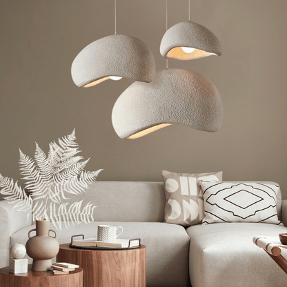 Dome Drop Ceiling Light with Height-Adjustable Cable E27 Socket Dimmable Fixture for Kitchen Island Dining Table