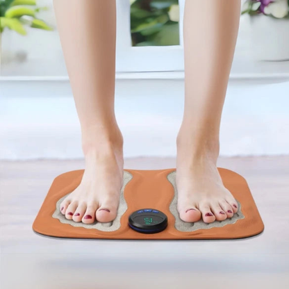 EMS Foot Stimulation Mat | Compact Design with Customizable Intensity | Versatile Foot Mat for Instant Relaxation