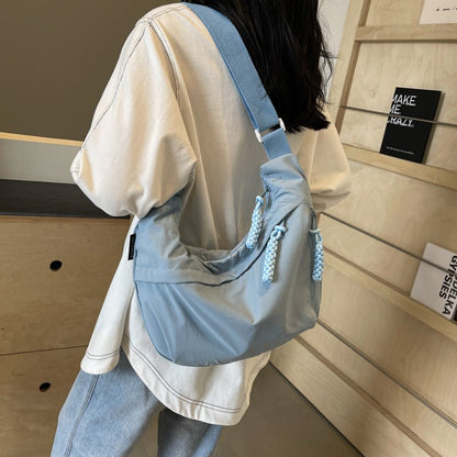 EVERCARRY | Nylon Shoulder Bag with Smart Compartments | Lightweight & Water-Repellent for Everyday Use
