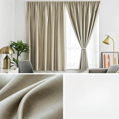 Ortekor Eco-Friendly Blackout Curtains for Bedroom with Velcro Fastening | UPF100 Light Control and UV Protection