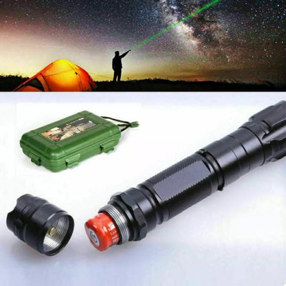 Green Laser Pointer, Rechargeable Laser Pen with Anodized Metal Body, Astronomy Laser Pointer for Presentations