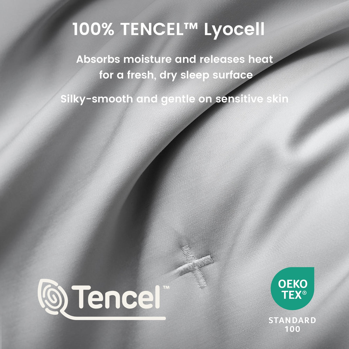 Eco-Friendly Tencel Duvet Cover Set with Cooling Technology | Lightweight & Moisture-Wicking for Comfortable Sleep