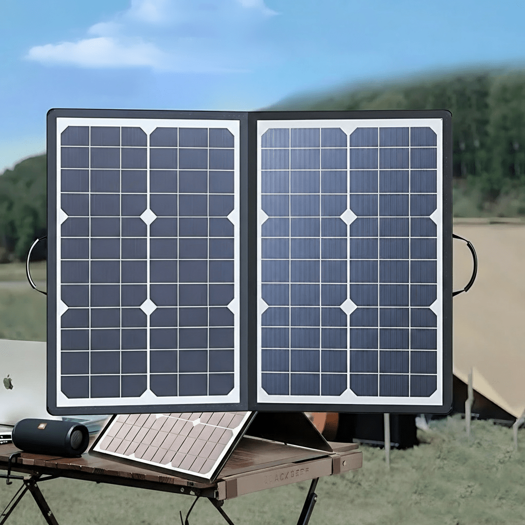 Monocrystalline Solar Panel Kit 1000W, Portable Solar Panel for Camping, Foldable Solar Panel for RV and Boat