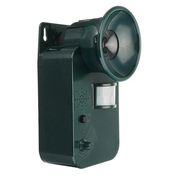 EcoShield | Wireless Ultrasonic Animal Deterrent with Motion Detection | Safe Pest Control for Outdoor Spaces