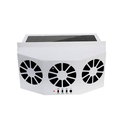 EcoVent | Solar Vehicle Exhaust Fan with Adjustable Solar Panel | Efficient Air Circulation for Heat Reduction