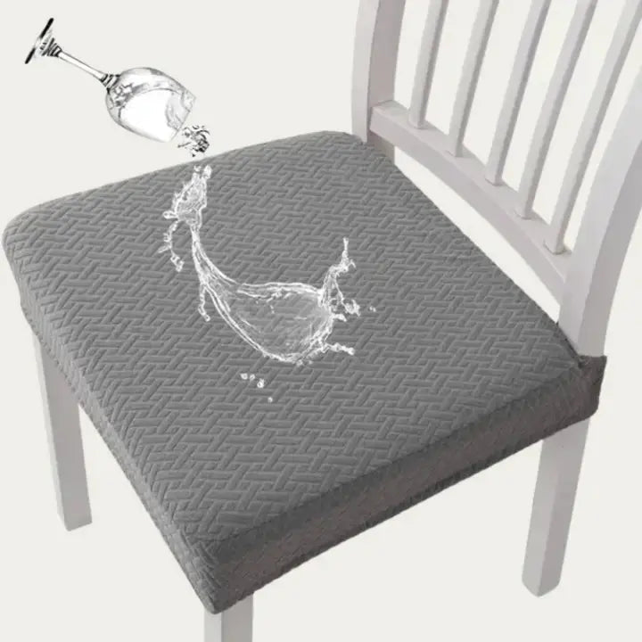 Stretch Dining Chair Covers 4-Pack Water-Repellent Washable Slipcovers for Kitchen Living Room Furniture Protection Spill-Proof Fitted Seat