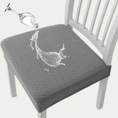Stretch Dining Chair Covers 4-Pack Water-Repellent Washable Slipcovers for Kitchen Living Room Furniture Protection Spill-Proof Fitted Seat