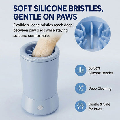 Ortekor Electric Pet Paw Cleaner Pro – USB Rechargeable Dog & Cat Paw Washer