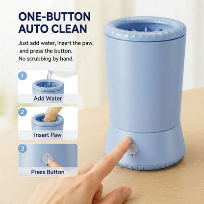 Ortekor Electric Pet Paw Cleaner Pro – USB Rechargeable Dog & Cat Paw Washer