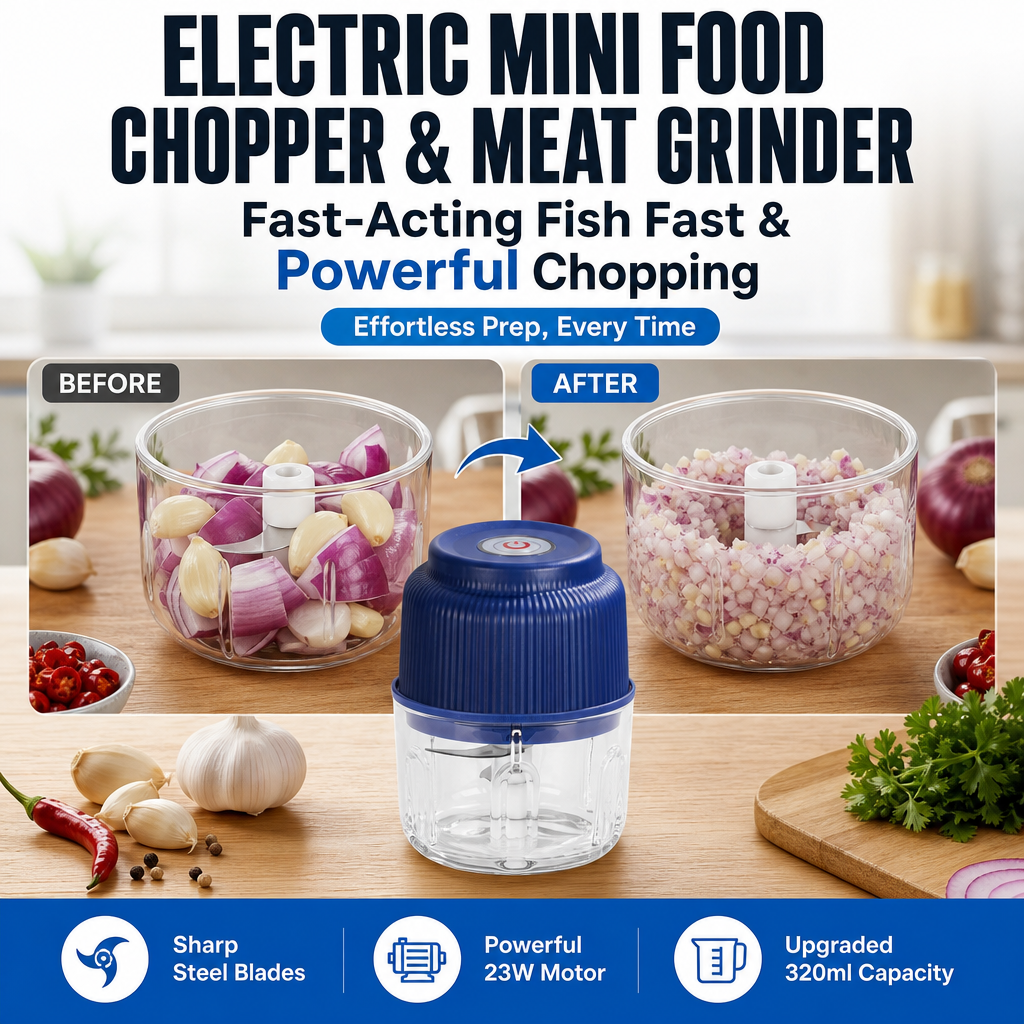 PREPPULSE – Mini Food Chopper for Fast and Convenient Meal Prep