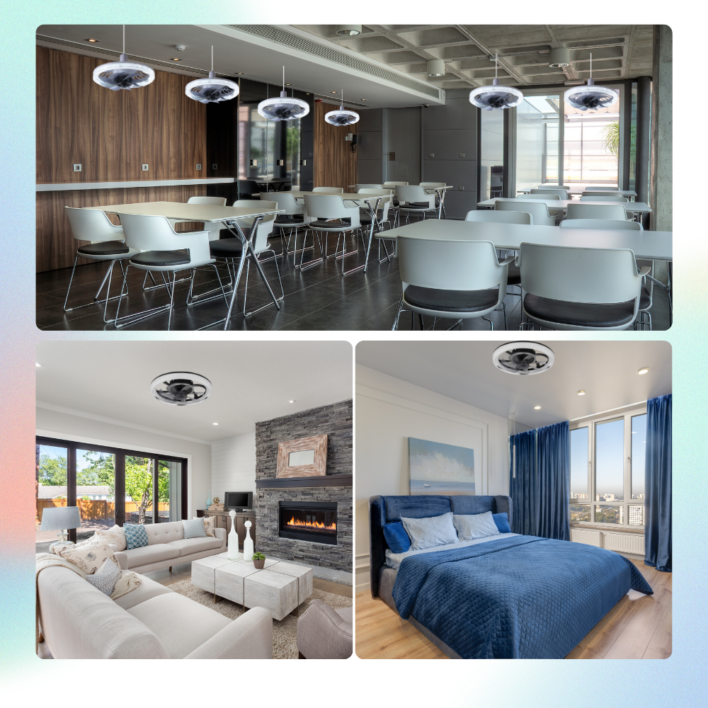 Elegant Collection | Modern Ceiling Fan with Light & Remote Control | Whisper-Quiet Design for Ultimate Comfort
