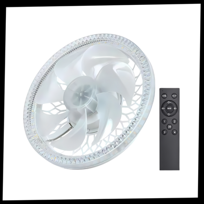 Elegant Collection | Modern Ceiling Fan with Light & Remote Control | Whisper-Quiet Design for Ultimate Comfort