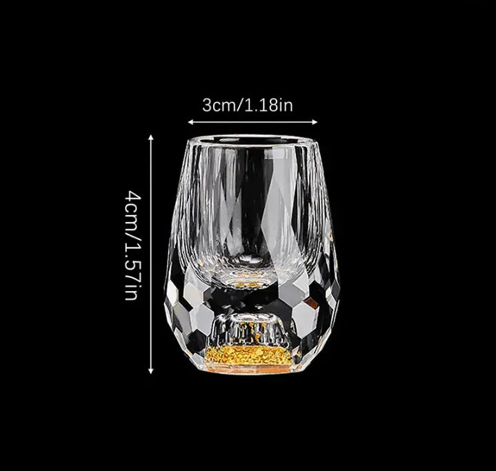 Elegant Cut Crystal Shot Glasses Set | Timeless Design for Celebrations