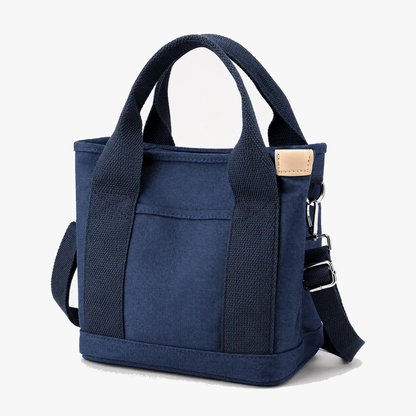 Tote Bag for Women, Canvas Tote Bag with Multi Pocket Organization, Large Zippered Tote Bag for Work and Travel