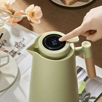 Elegant Insulated Flask with Digital Temperature Display | 1L Capacity for Optimal Beverage Enjoyment