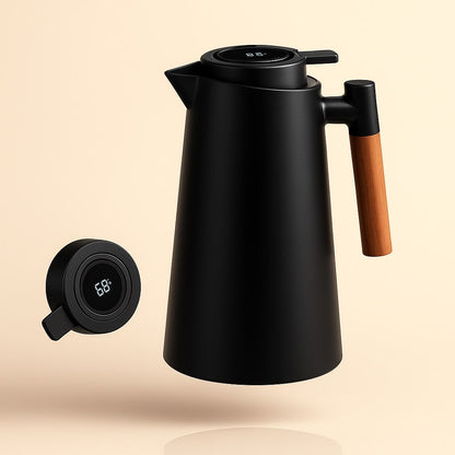 Elegant Insulated Flask with Digital Temperature Display | 1L Capacity for Optimal Beverage Enjoyment