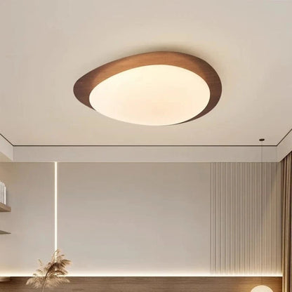 Elegant LED Flush Mount Ceiling Light – Minimalist Cloud Design with Adjustable Brightness for Modern Home Decor