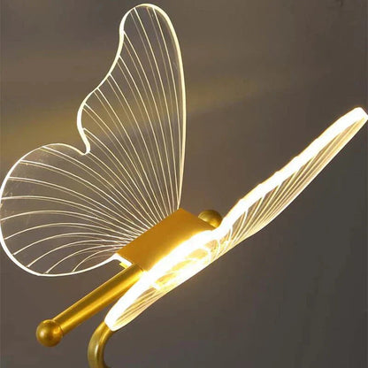 Elegant LED Table Lamp with Modern Butterfly Design for Versatile Lighting