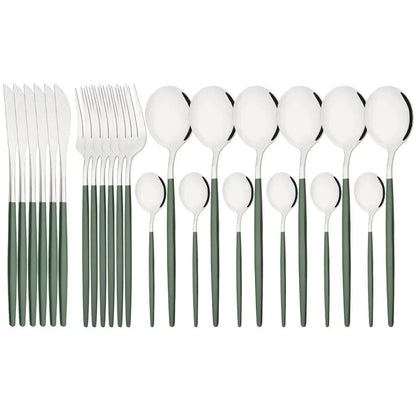 Elegant Modern Pink Flatware Set with Ergonomic Design | Stylish Cutlery for Any Occasion