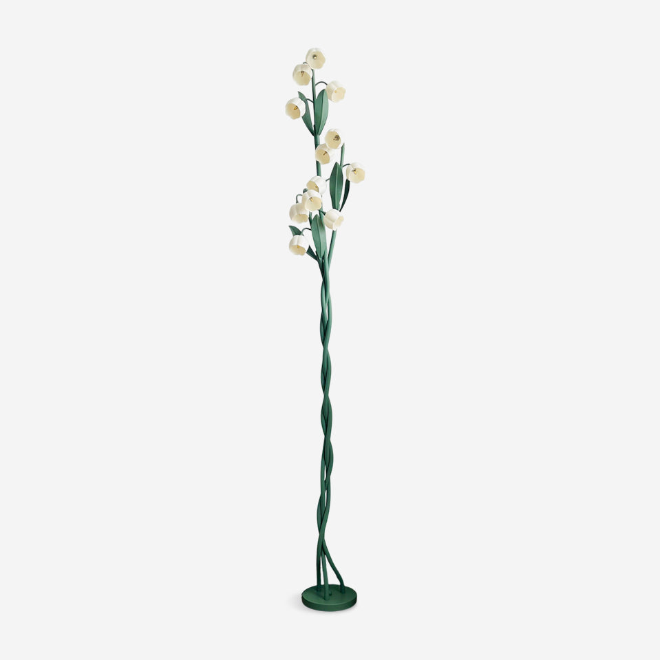 Elegant Orchid | Modern Floor Lamp with USB Charging & Foot Switch | Stylish Illumination for Living Room or Bedroom