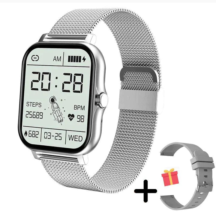 Elegant Smartwatch | Health & Activity Tracker with Touchscreen | Stylish Accessory for Active Women