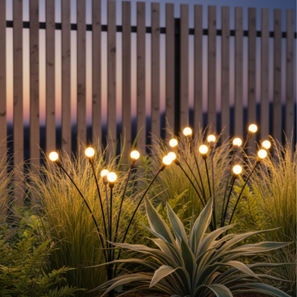 Elegant Solar Firefly Garden Lights | Waterproof Outdoor Lighting with 120 Lumens for Stunning Ambiance