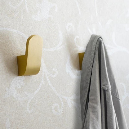 Elegant Wall Hooks | Modern Golden Brass Robe Hooks with Durable Design | Stylish Storage Solution for Organized Spaces