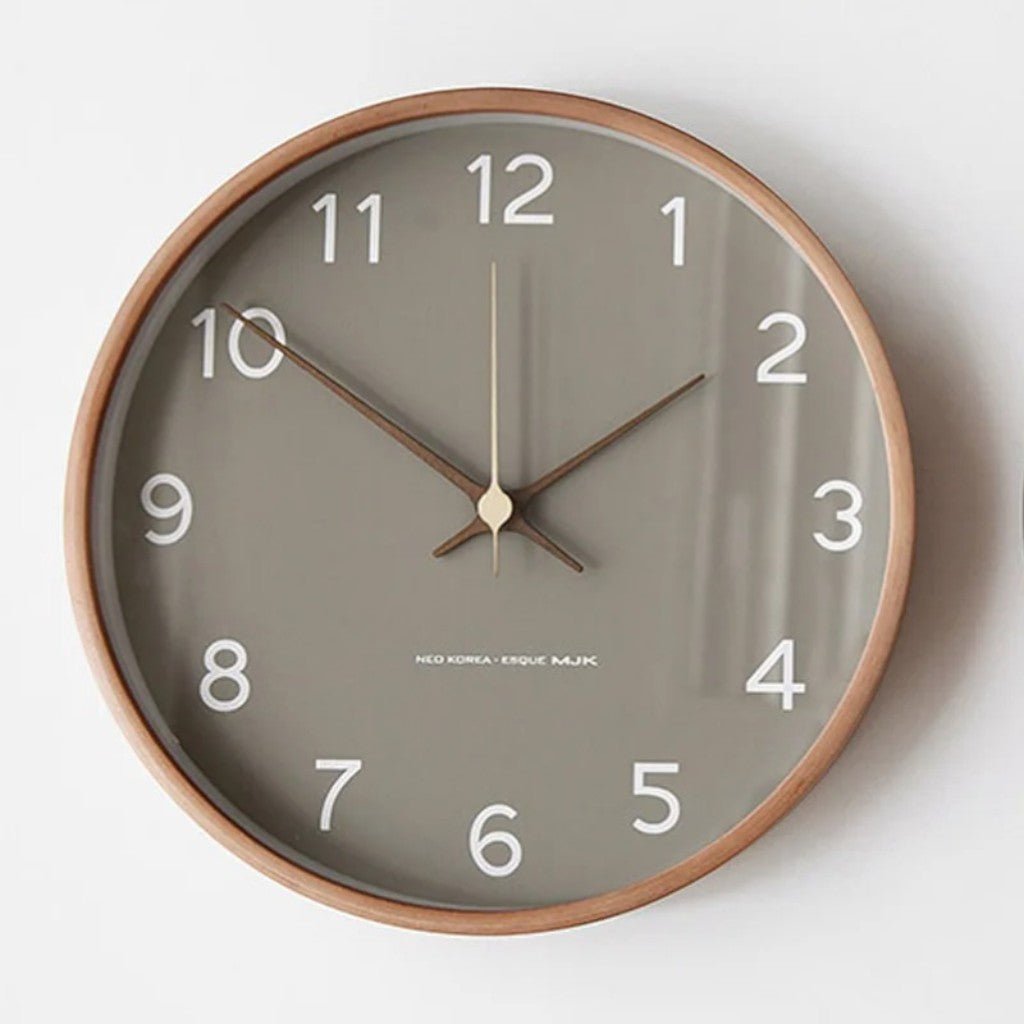 Elegant Wooden Wall Clock | Modern Wall Clock Decor with Silent Sweep Mechanism | Timeless Design for Any Space