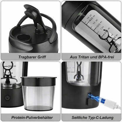 Electric Protein Mixer Bottle | Self-Stirring Shaker Cup | USB Blender Cup