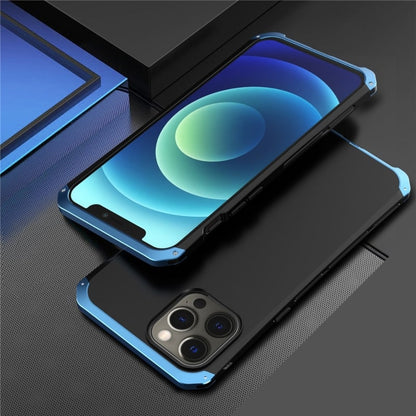 Reinforced Metal Frame iPhone Case with Camera Shield & Drop Protection for 14/15/16 Series